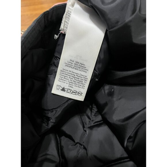 Eddie Bauer Goose Down Vest Women's Size Small Black Full Zip Quilted - Picture 3 of 4